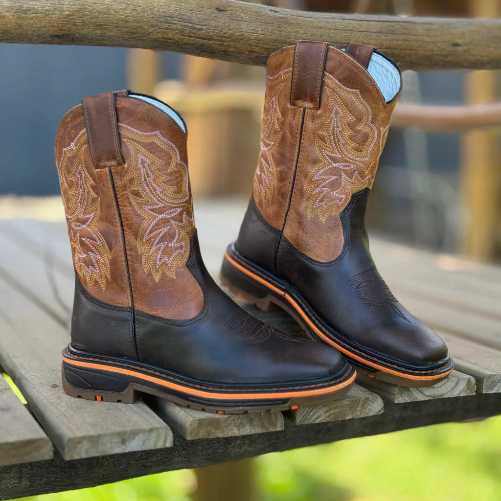 Bota Texana Made In Lida Masculina Work - B-85 BC/AM