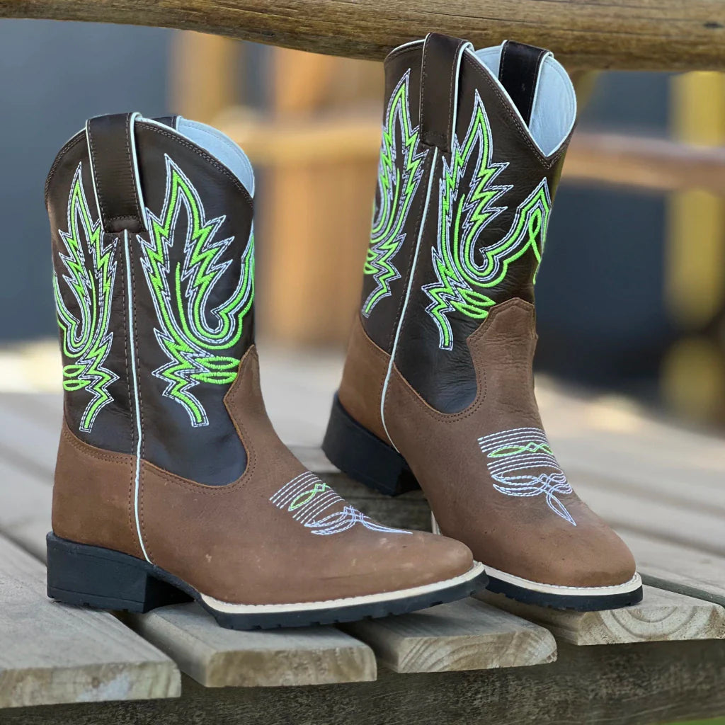 Bota Texana Made In Lida Masculina Neon - BD247