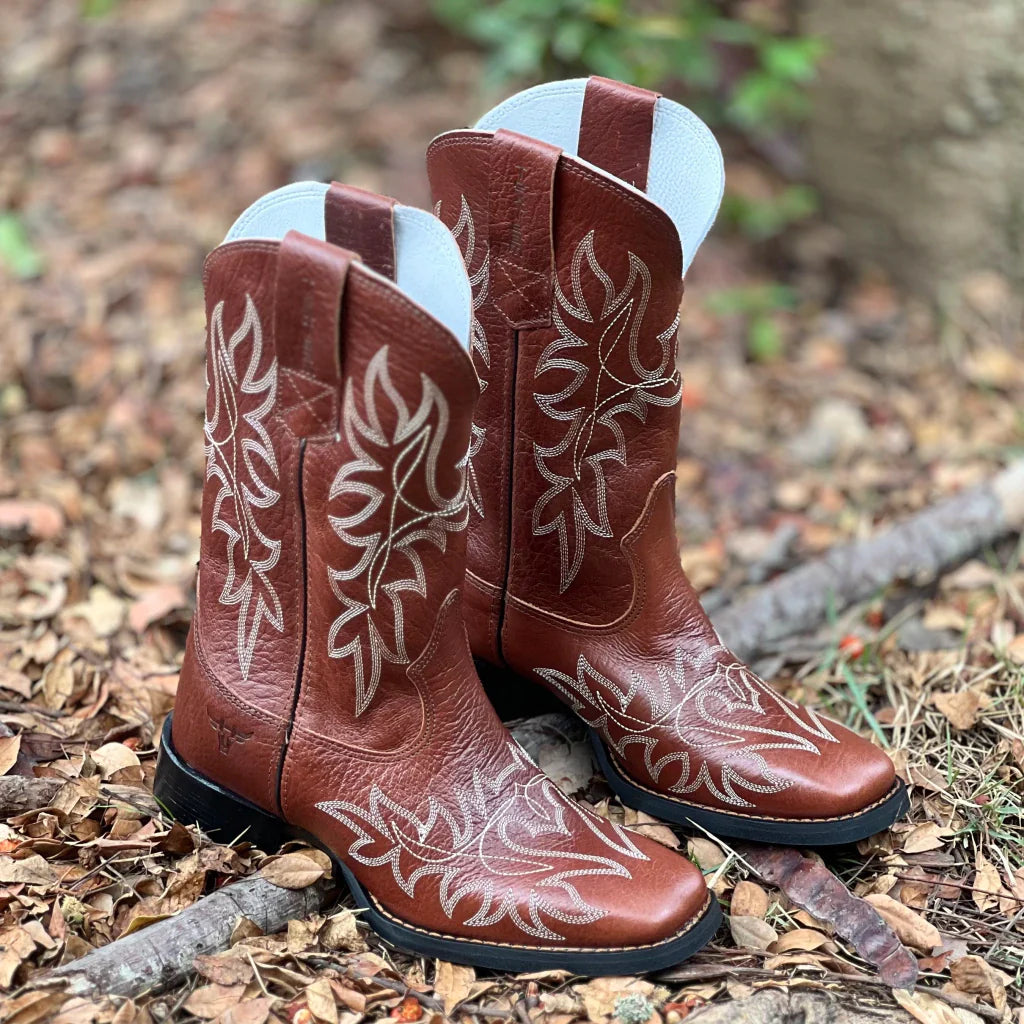 BOTA TEXANA TEX TEAM DHR FEM TELHA BORDADA - D575